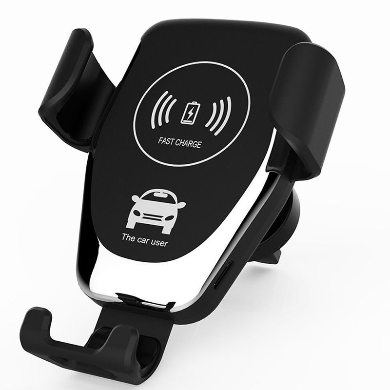 10W Qi Car Wireless Charger Fast Charging Smart Phone Holder Mount for IPhone 8 8 Plus XS Samsung S8 S9 S10